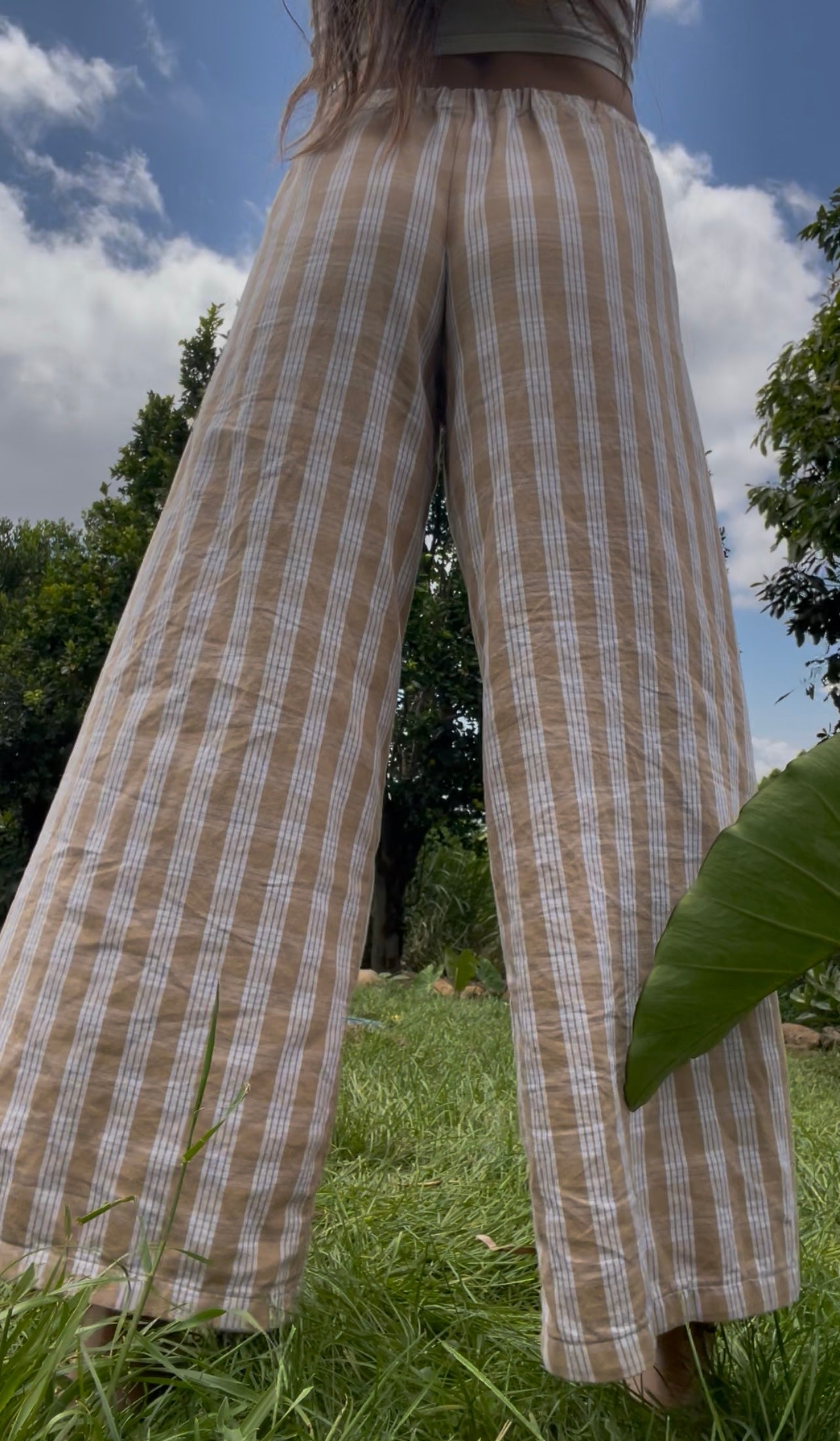 Palaka Mid-Rise Pants♡