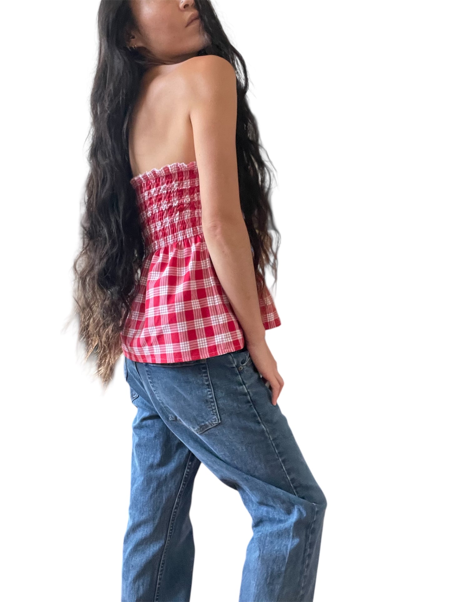"scrunchie" top