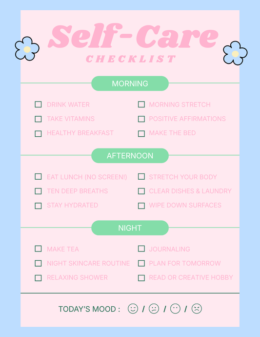 FREE Daily Routine Checklists (daily self-care, morning routine, bedtime routine)